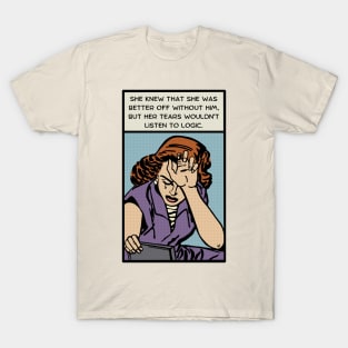 Comic Woman Is Better Off T-Shirt